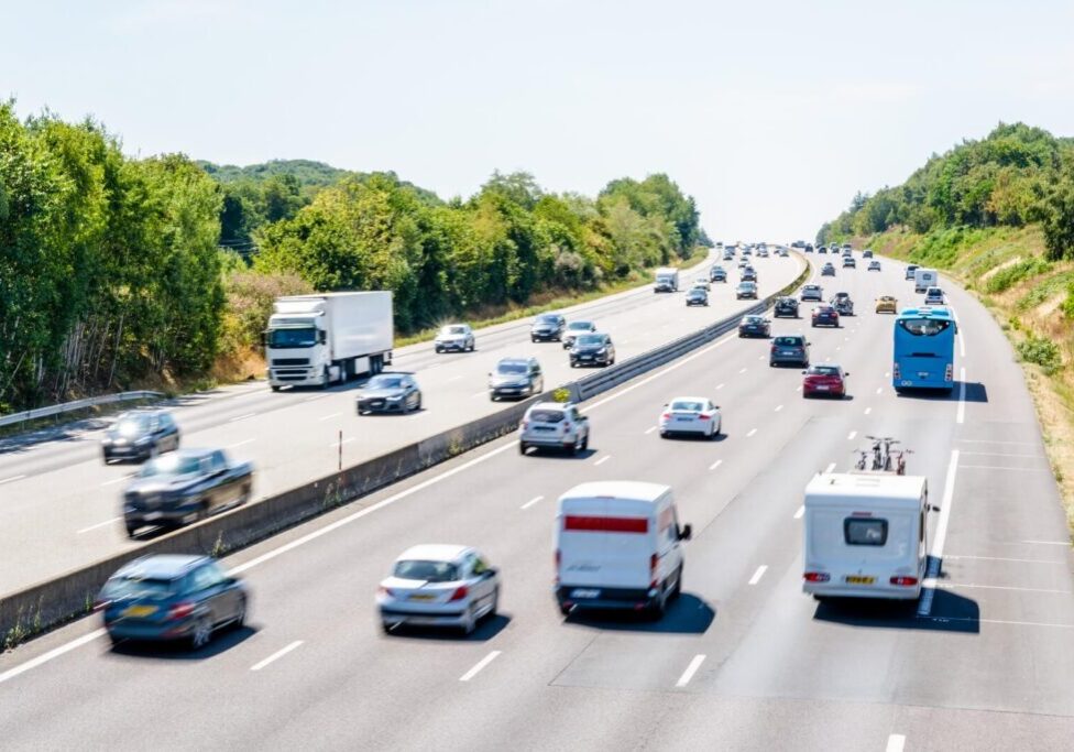 busy-highway-traffic-summer-day
